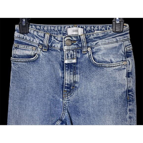 Closed Candiani Denim Jeans Made In Italy Women Size 24 C91404 Glow - Picture 8 of 13